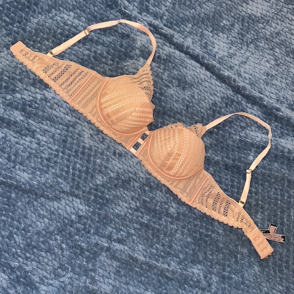 Victoria’s Secret bras 34B black rose gold pink removable pads - Picture 7 of 10